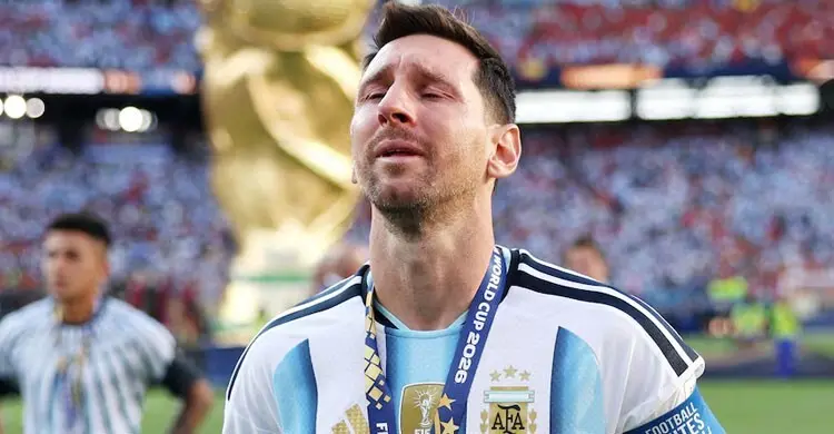 মেসি কাঁদলেন, কাঁদালেন