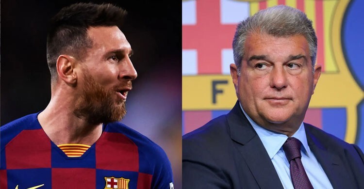 মেসির বার্সায় ফেরা ঠেকিয়েছিলেন লাপোর্তা