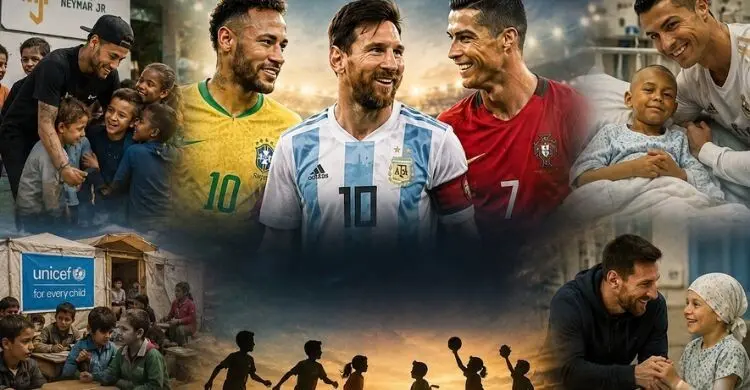 যেভাবে শিশুভক্তদের মুখে হাসি ফুটিয়েছেন মেসি-রোনালদো-নেইমার
