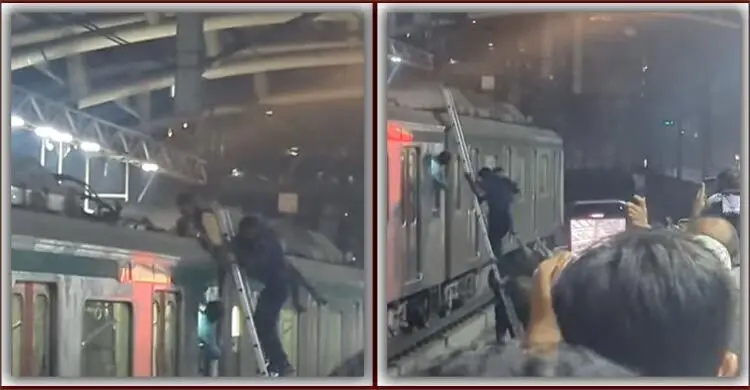 Metrorail security shock: Two men climb onto train roof, entire service shut down