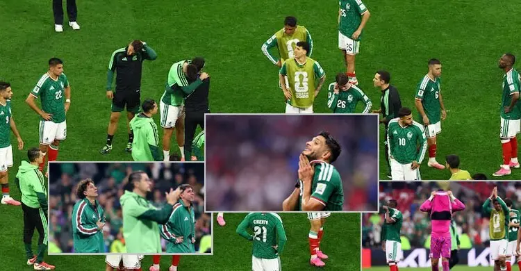 দাপুটে খেলেও বিদায়, সমর্থকদের সামনে অঝোরে কাঁদলেন মেক্সিকোর ফুটবলাররা