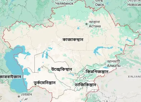 মধ্য এশিয়ার পাঁচ দেশ