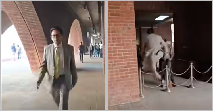 লাফিয়ে সংসদে ঢুকলেন এহসানুল হক মিলন