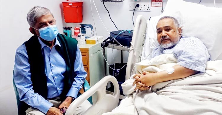 জামায়াত নেতা তাহেরকে দেখতে হাসপাতালে মির্জা ফখরুল