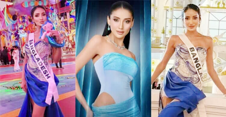 মিস ইউনিভার্সের ৫ নম্বরে বাংলাদেশের মিথিলা, কাঁদছেন আনন্দে