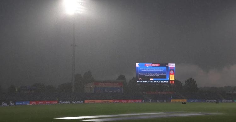 ভারী বৃষ্টিতে ম্যাচ বাতিল, কোন নিয়মে ফাইনালে ওয়াশিংটন