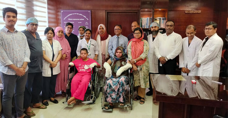 বার্ন ইনস্টিটিউট থেকে ছাড়পত্র পেলেন আরও ২ জন