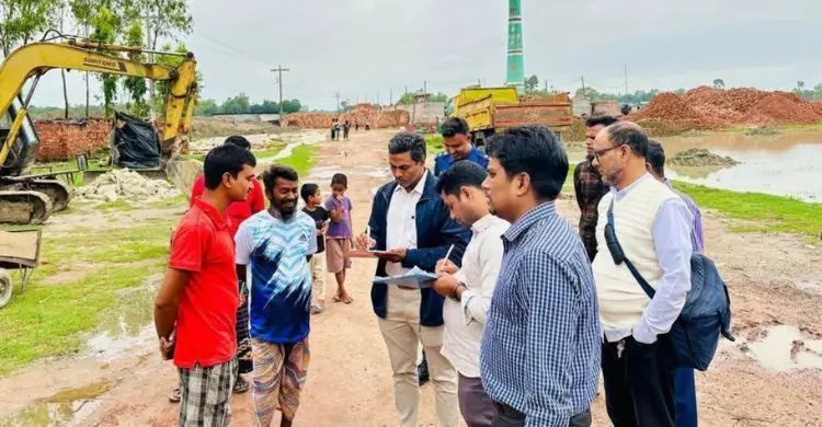 ময়মনসিংহে অবৈধ ৩ ইটভাটায় অভিযান, জরিমানা ৬ লাখ