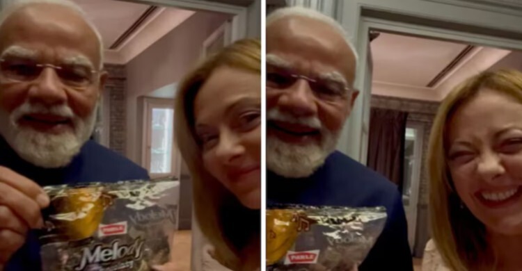 মেলোনির জন্য চকলেট নিয়ে গেছেন মোদী, দারুন সময় উপভোগ করছেন দুজনে