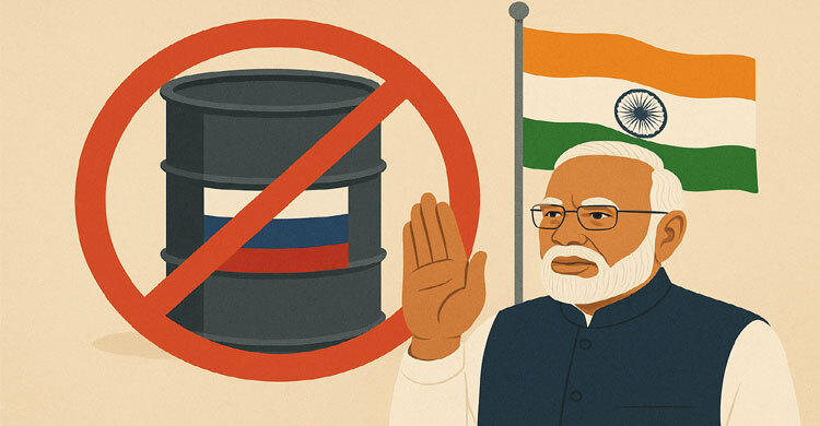 ভারত আর রাশিয়া থেকে তেল কিনবে না বলে কথা দিয়েছে: ট্রাম্প