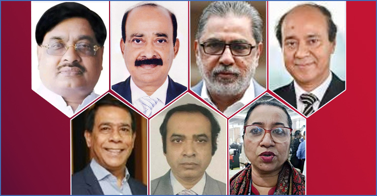 মোহামেডানের সভাপতি বরকত উল্লাহ বুলু, ডাইরেক্টর ইন-চার্জ লোকমান হোসেন