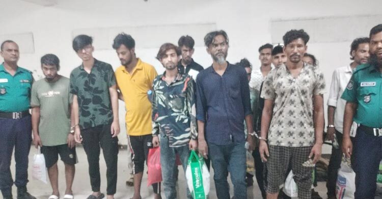 মোহাম্মদপুর সাঁড়াশি অভিযানে গ্রেফতার ১৫