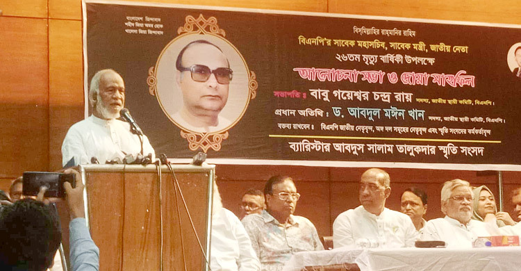গণতন্ত্র ফেরাতে অনবদ্য ভূমিকা পালন করেছিলেন সালাম তালুকদার