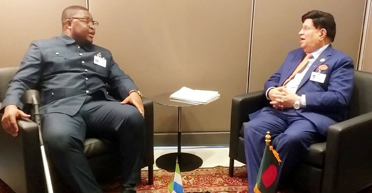 বাংলাদেশের সঙ্গে দ্বিপাক্ষিক সম্পর্ক গড়তে আগ্রহী সিয়েরা লিওন