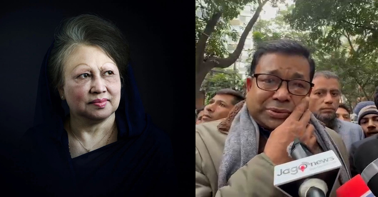 খালেদা জিয়াকে স্মরণ করে অঝোরে কাঁদলেন শিল্পী মনির খান