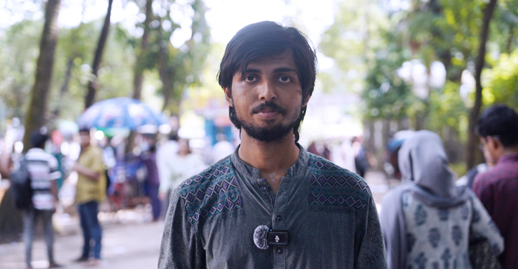 ডাকসুতে শিবিরের প্যানেলের বাইরে সম্পাদকীয় পদে জয়ী মুসাদ্দিক