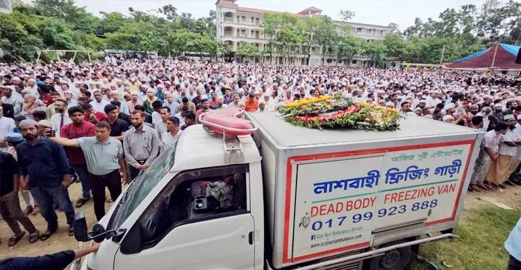 চিরনিদ্রায় শায়িত হলেন ইঞ্জিনিয়ার মোশাররফ হোসেন