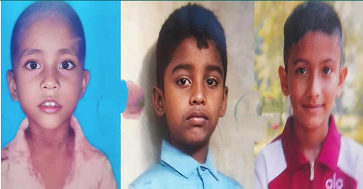 এক খাটিয়ায় দুই শিশুর মরদেহ, শোকে কাতর এলাকাবাসী