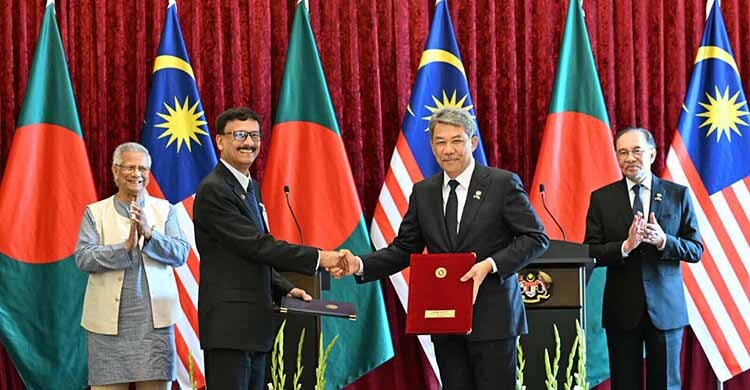 Dhaka, Kuala Lumpur ink 5 MoUs, exchange 3 notes to strengthen ties