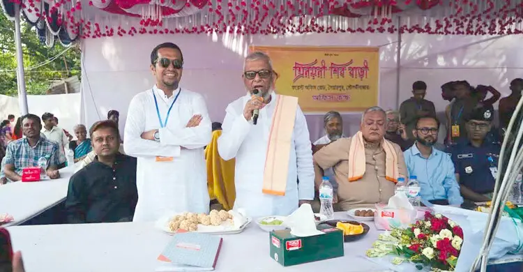 সরকার দুর্গাপূজা উদযাপনের জন্য প্রয়োজনীয় সহযোগিতা দিচ্ছে