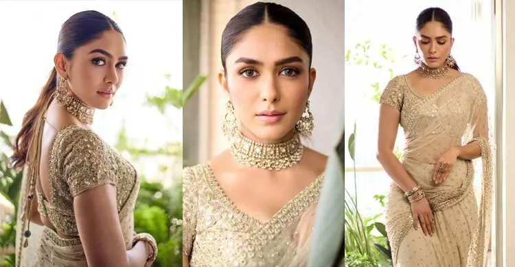 বিয়ের মৌসুমে ম্রুণালের এই লুকই সেরা অনুপ্রেরণা