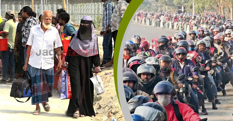 ঢাকা-মাওয়া এক্সপ্রেসওয়েতে দুর্ভোগের ঈদযাত্রা