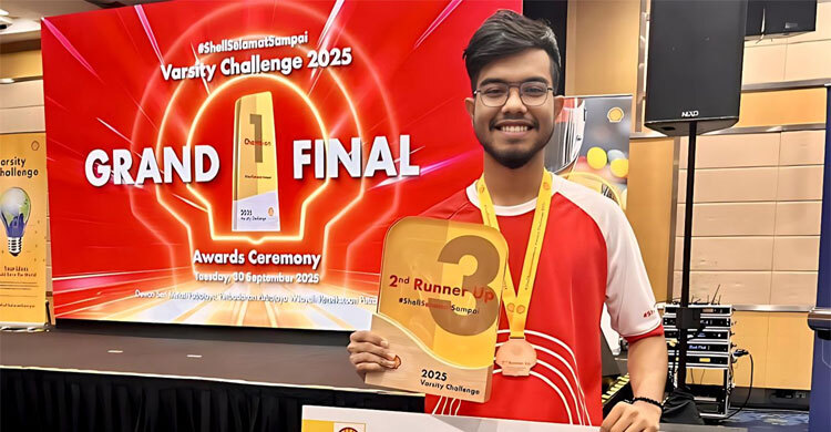 মালয়েশিয়ায় প্রযুক্তি উদ্ভাবন প্রতিযোগিতায় বাংলাদেশি মুশফিকের চমক