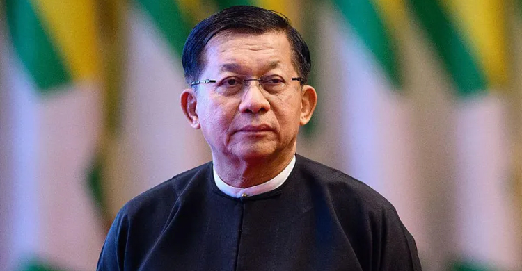 প্রেসিডেন্ট হিসেবে মনোনীত হয়েছেন মিয়ানমারের সামরিক জান্তা প্রধান