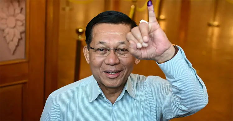 নির্বাচন অবাধ ও সুষ্ঠু হচ্ছে: মিয়ানমার জান্তা প্রধান