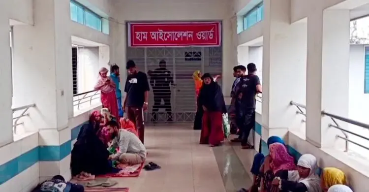 হামের উপসর্গ নিয়ে ময়মনসিংহ মেডিকেলে নতুন আরও ৩৩ শিশু ভর্তি
