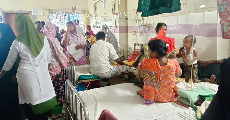 হামের লক্ষণ নিয়ে ময়মনসিংহ মেডিকেলে আরও ২৭ শিশু ভর্তি