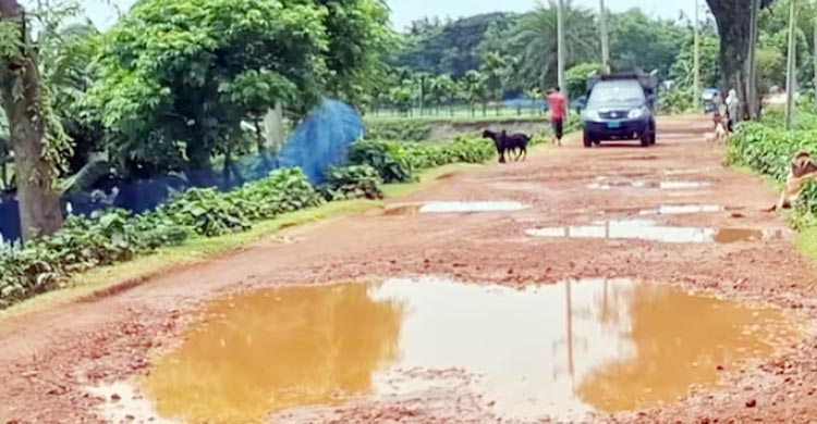 লাপাত্তা ঠিকাদার, এলাকাবাসীর পথের কাঁটা চার কিলোমিটার সড়ক