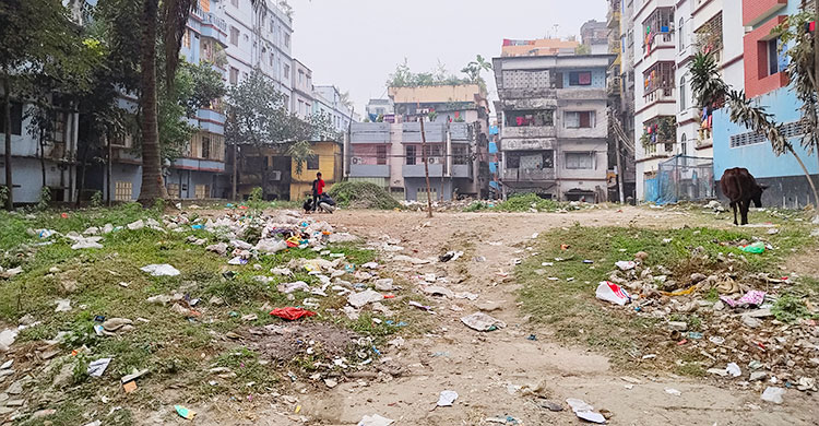 স্মৃতি হাতড়েও মিলছে না পুকুরের অস্তিত্ব