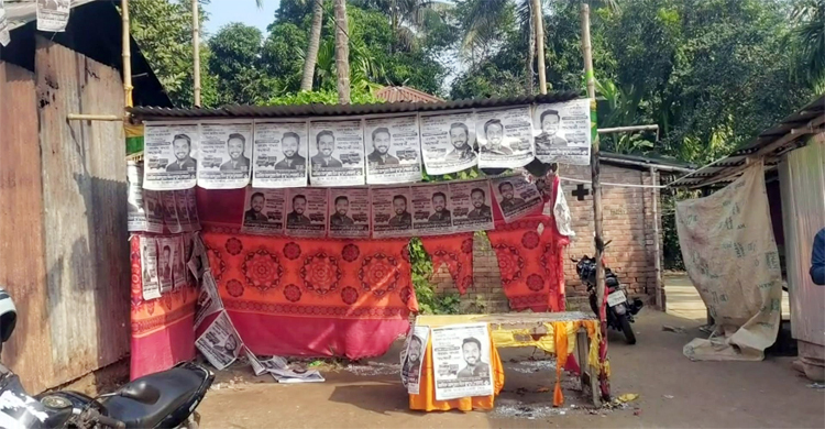 নাটোরে স্বতন্ত্র প্রার্থীর নির্বাচনী ক্যাম্পে আগুন