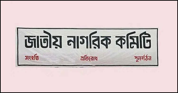 ৪ পদ রেখে সব কমিটি বিলুপ্ত ঘোষণা জাতীয় নাগরিক কমিটির