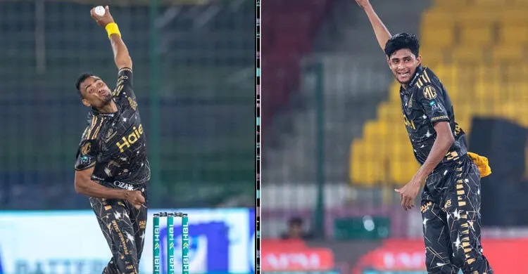 শরিফুলের হিসেবি বোলিং, ফের দুর্দান্ত নাহিদ রানা