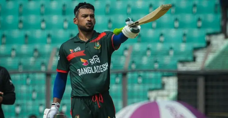 বৈশাখের তাপের মুখে শান্তর প্রশান্তি দেওয়া সেঞ্চুরি