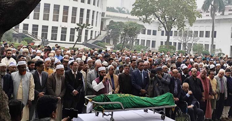 Hassan Ariff's namaz-e-janaza held on SC premises