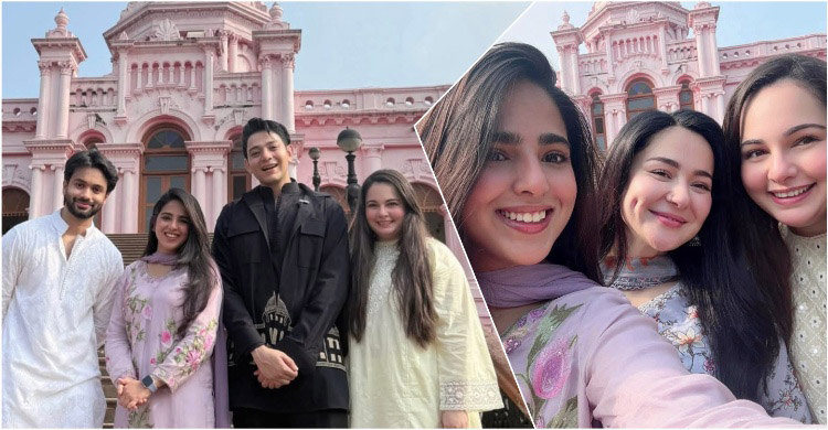 নাঈম-শাবনাজের মেয়ের সঙ্গে আড্ডা, নবাববাড়িতে মুগ্ধ হানিয়া