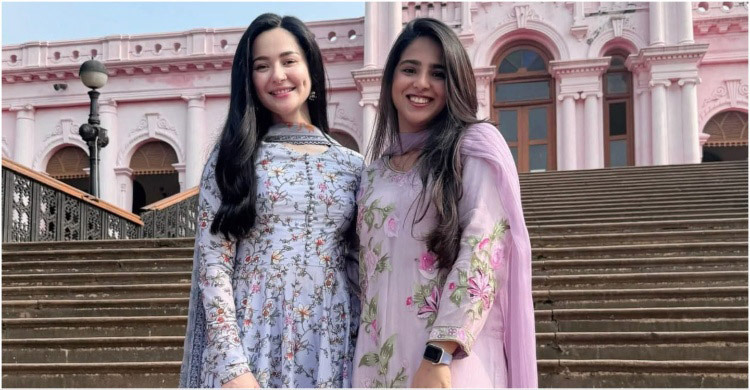 নাঈম-শাবনাজের মেয়ের সঙ্গে আড্ডা, নবাববাড়িতে মুগ্ধ হানিয়া