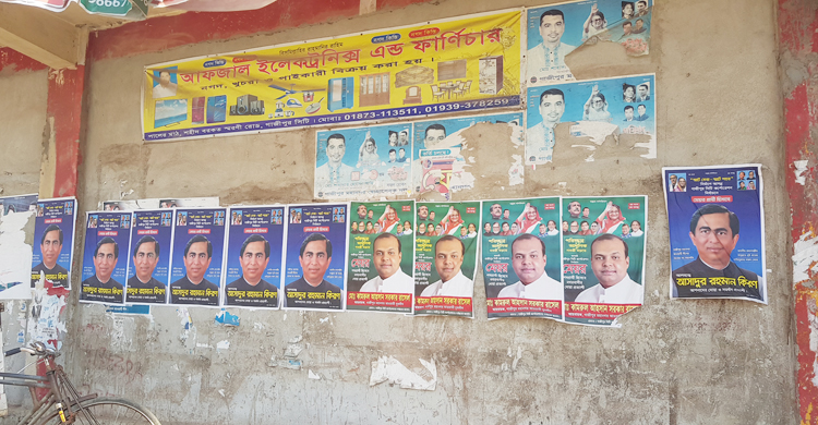 সরেনি পোস্টার-বিলবোর্ড, ব্যবস্থা নিচ্ছে নির্বাচন কমিশন