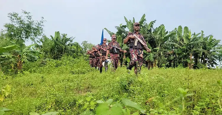 নওগাঁ সীমান্তে ৯ জনকে পুশ-ইনের চেষ্টা বিএসএফের