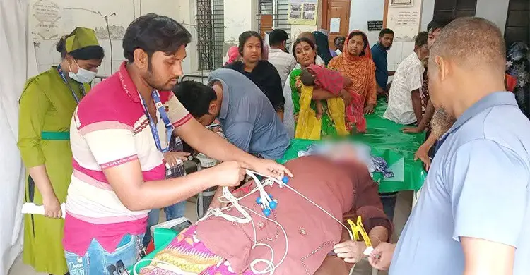 পাম্পে তেল নিতে গিয়ে গরমে নারীর মৃত্যু