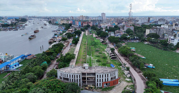 অর্ধেকে থেমে আছে ঢাকা-নারায়ণগঞ্জ রেলের ডুয়েলগেজ ডাবল লাইনের কাজ