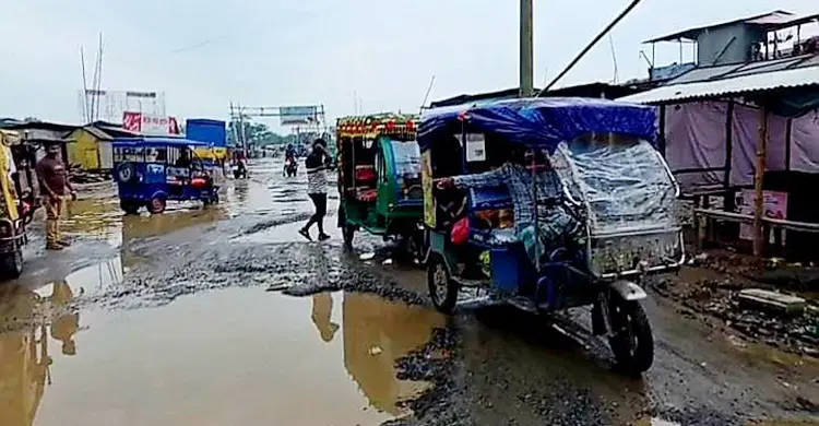 ঢাকা-সিলেট মহাসড়কের নারায়ণগঞ্জ অংশ যেন মরণফাঁদ