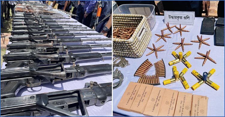 Narsingdi Jailbreak: 45 looted guns seized, 1 militant held, 481 surrender