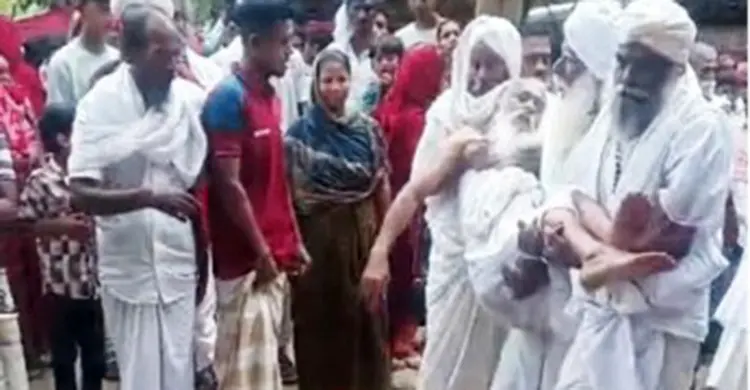 আড়াইদিন জিন্দা কবরে থাকার ঘোষণা লালন ভক্ত দম্পতির, পুলিশের বাধায় পণ্ড