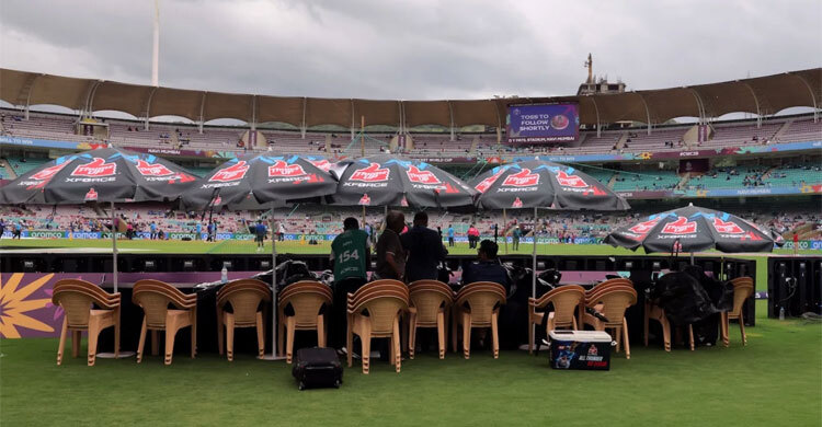 টস হেরে ব্যাটিংয়ে বাংলাদেশ, তবে বৃষ্টিতে খেলাই শুরু হয়নি