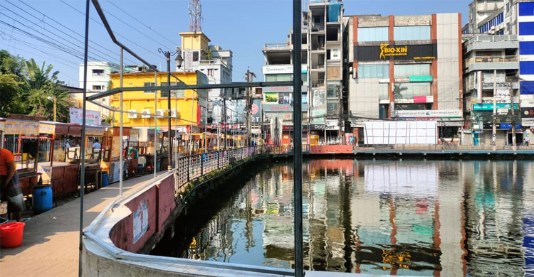 গ্রিল-নেটে বন্দি হচ্ছে বরিশালের ঐতিহ্যবাহী বিবির পুকুর