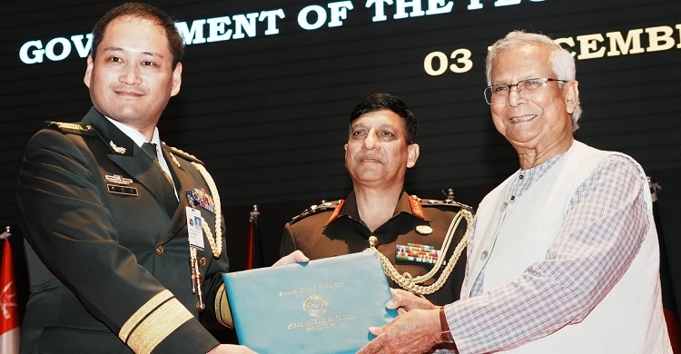 ন্যাশনাল ডিফেন্স কোর্স ও আর্মড ফোর্সেস ওয়ার কোর্সের সমাপনী